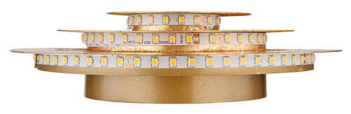 Led-deckenleuchte 48465-18 - Goldfarben, Design, Metall (18/4,7cm) - Globo