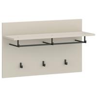 Garderobenspaneel Mosano Kaschmir B: 80 cm - Kaschmir, Trend, Holzwerkstoff (80/50/30cm)