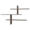Wandregal Leo Regal - Beige, Design, Holzwerkstoff (123/81/22cm) - Livetastic