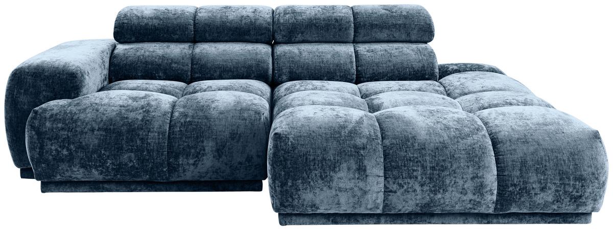 Ecksofa Chani Blau, Schenkel: 239x150 Cm - Blau, MODERN, Textil (239/150cm) - MID.YOU