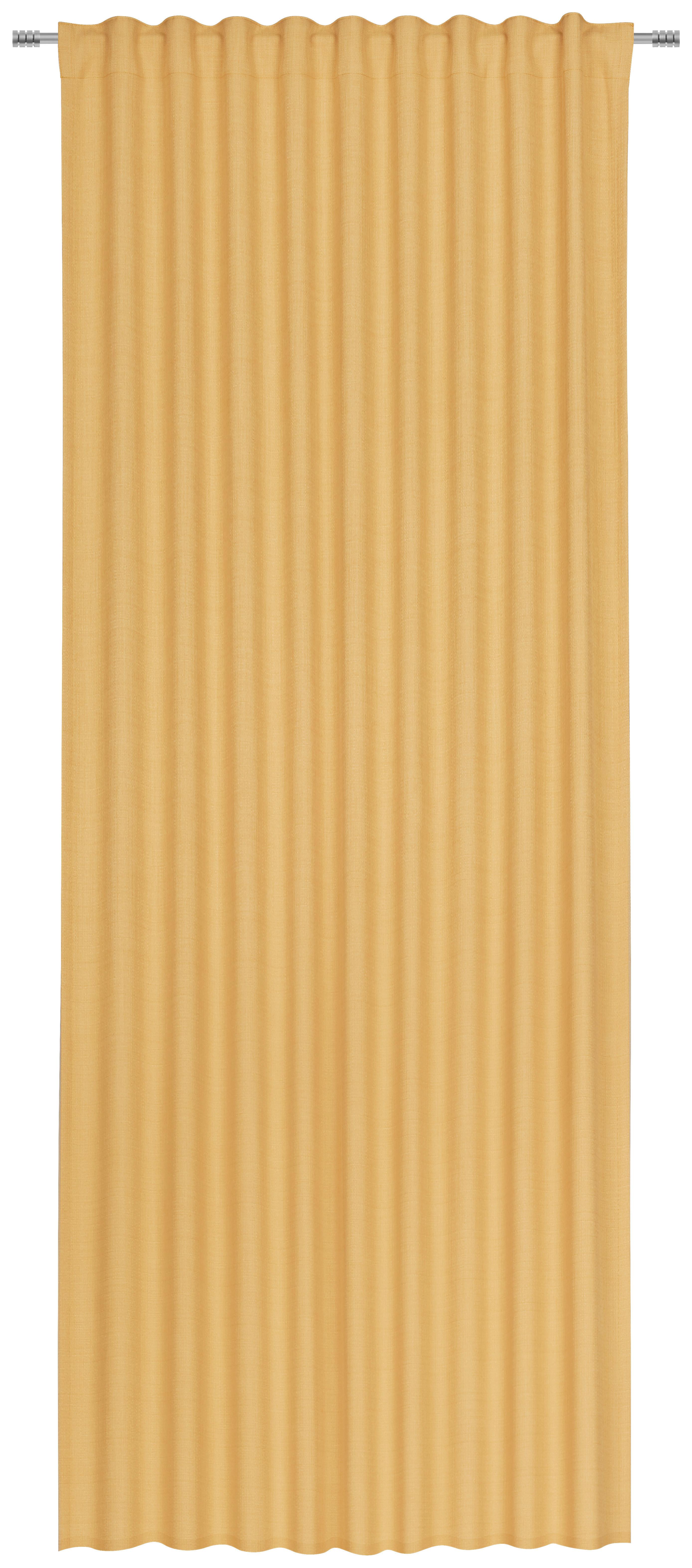 Hotový Záves Leo, 135/255cm, Žltá - žltá, textil (135/255cm) - Premium Living