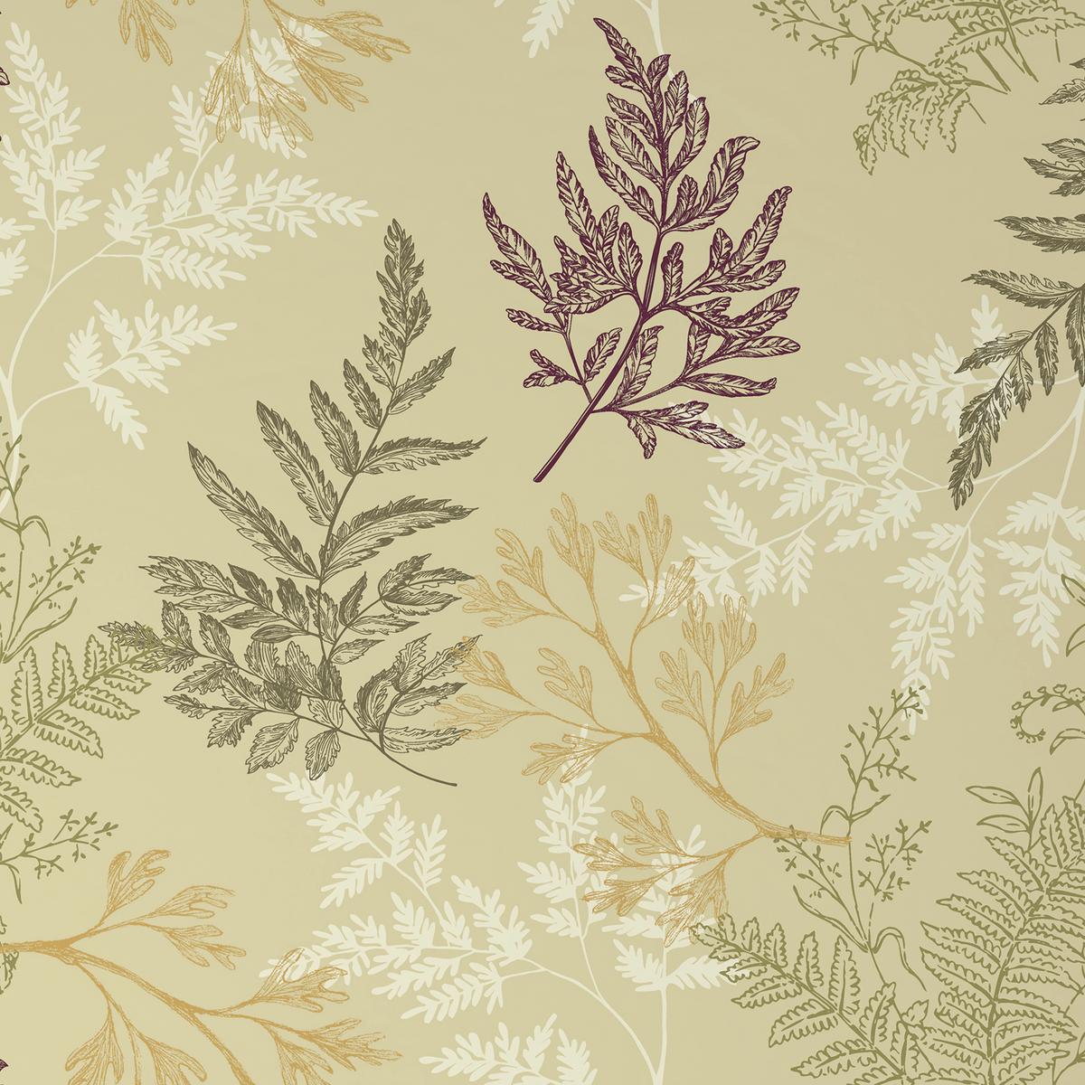 Bettwäsche Melanie - Beige/Senfgelb, ROMANTIK / LANDHAUS, Textil - James Wood