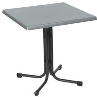 Gartentisch Klappbar Acmap Metall/Holzwerkstoff L: 80 cm - Anthrazit/Grau, Basics, Holzwerkstoff/Metall (80/80/72cm) - Gardenson