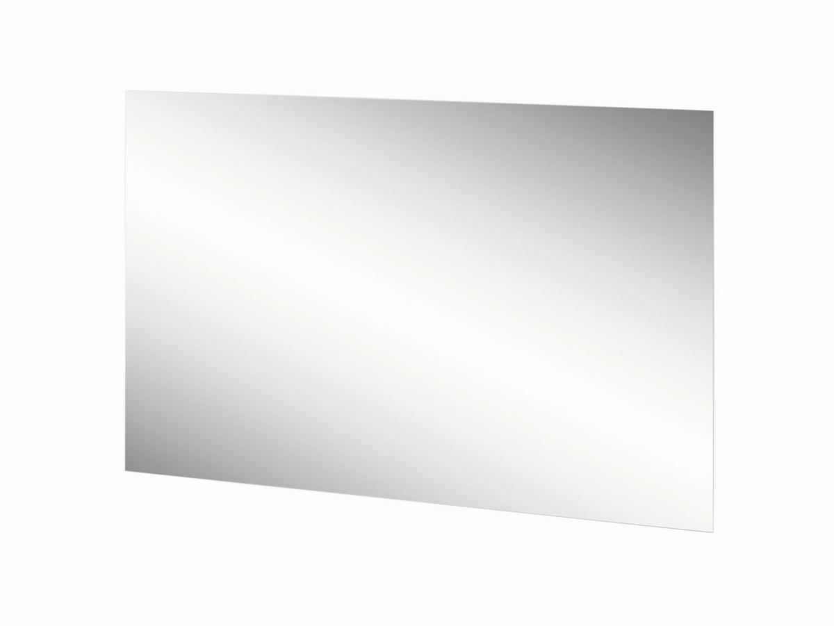 Schlüsselkasten Key 9 Haken Weiß BxH: 28x19 cm Mit Spiegel - Weiß, MODERN, Glas/Metall (28/19/4cm)