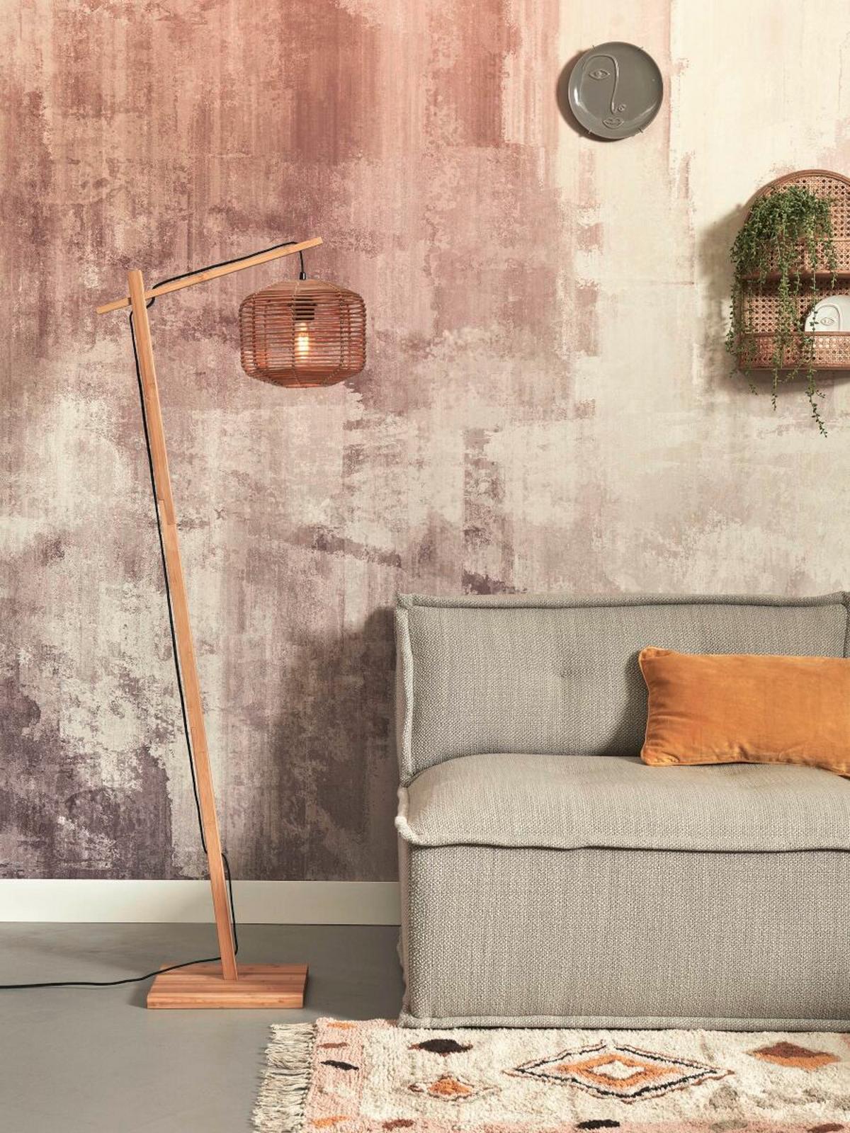 Stehleuchte Tanami/Fs/Ad/N/2520/N - Naturfarben, Trend (30/55/150cm) - Good & Mojo