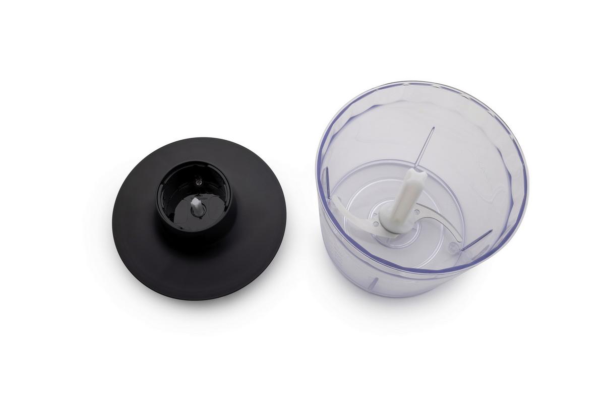 STABMIXER-SET 1500W, 0,5l Behälter - Edelstahlfarben/Schwarz, MODERN, Kunststoff/Metall (5,6/41,8/8,9cm) - Gorenje