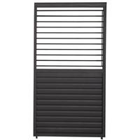 Lamellenteil Deluxe/Classic Anthrazit - verstellbar - Anthrazit, MODERN, Metall (113/240/10cm) - Gardenson
