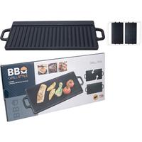 Grillpfanne 50x23x1,4cm, Schwarz, Gusseisen - Schwarz, Basics, Metall (50/23/1.4cm)