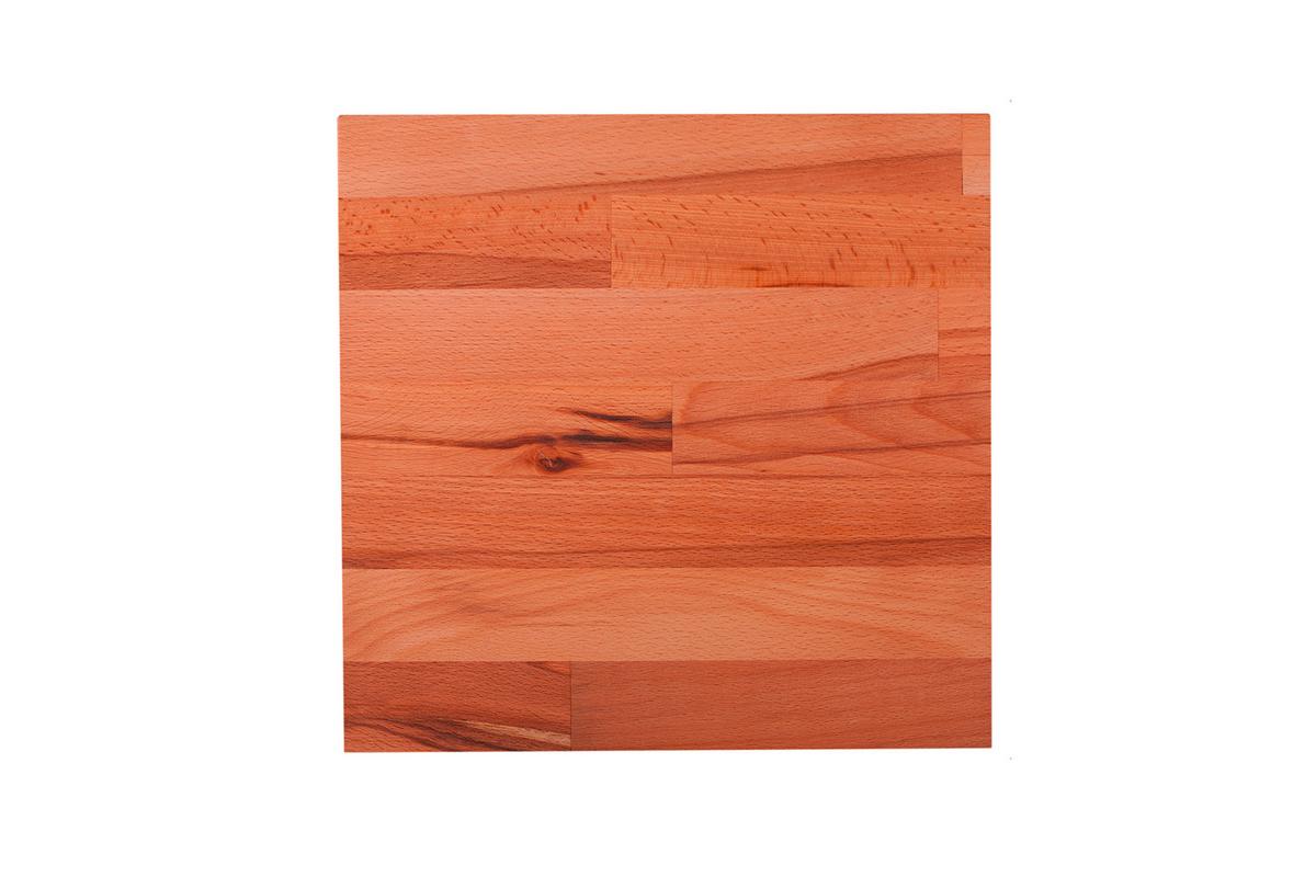 Gartenhocker Marco Echtholz Kernbuche Wetterfest - Kernbuche, Basics, Holz (30/60/30cm) - Gardenson