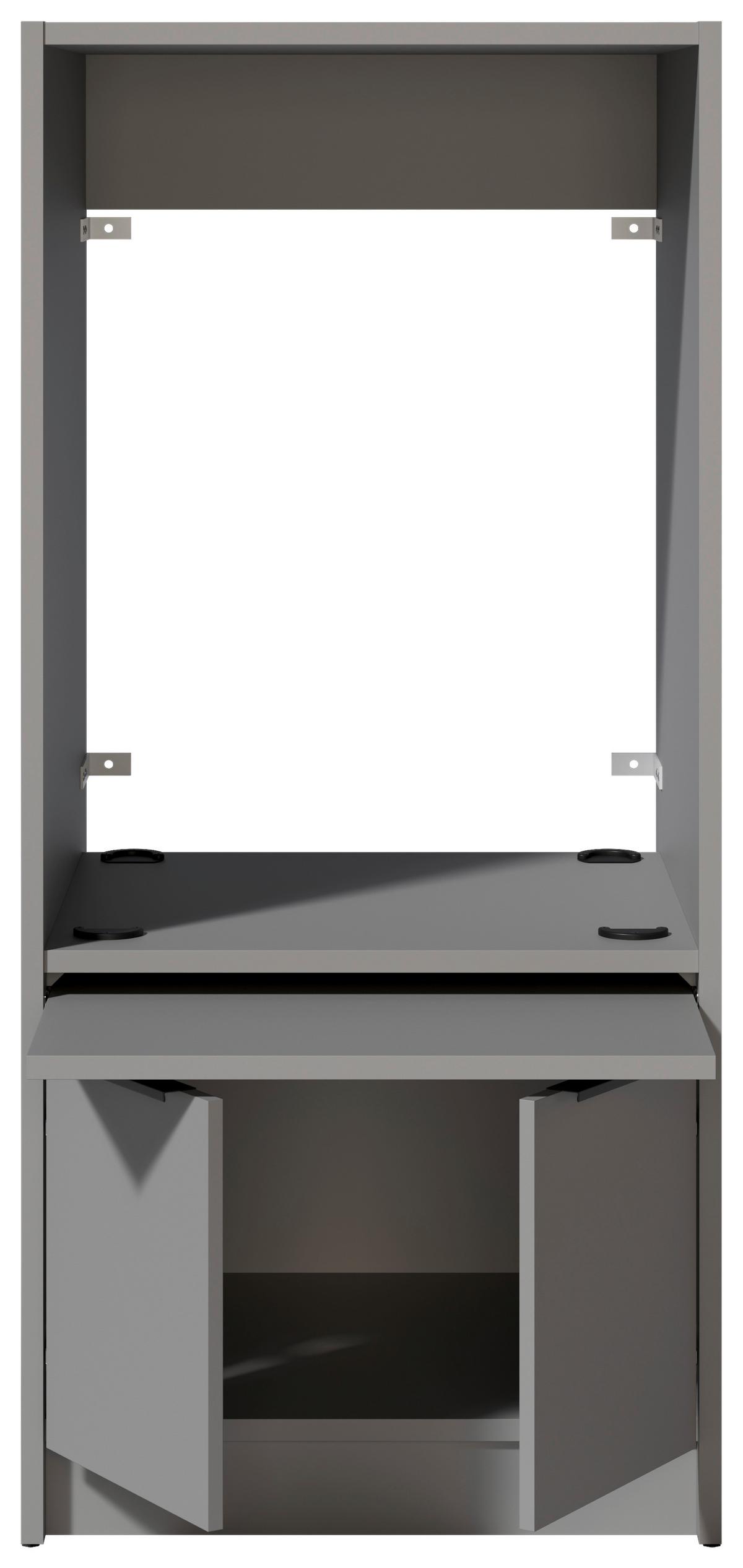 SKŘÍŇKA NAD PRAČKU TIDY HERO - šedá/černá, Basics, kov/kompozitní dřevo (70/150/68cm) - P & B