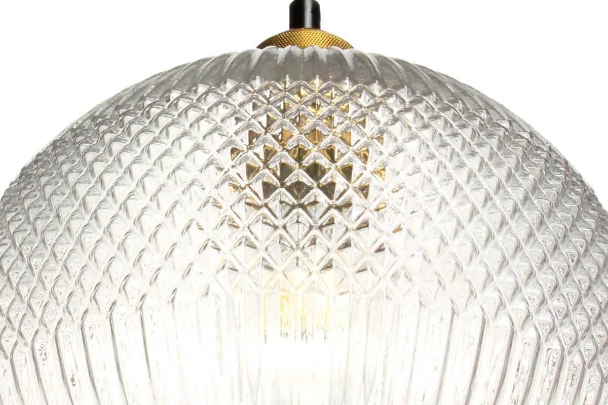 Hängeleuchte Neptun H: 26 cm 1-Flammig - Grau, Trend, Glas (25/26/25cm) - Kayoom