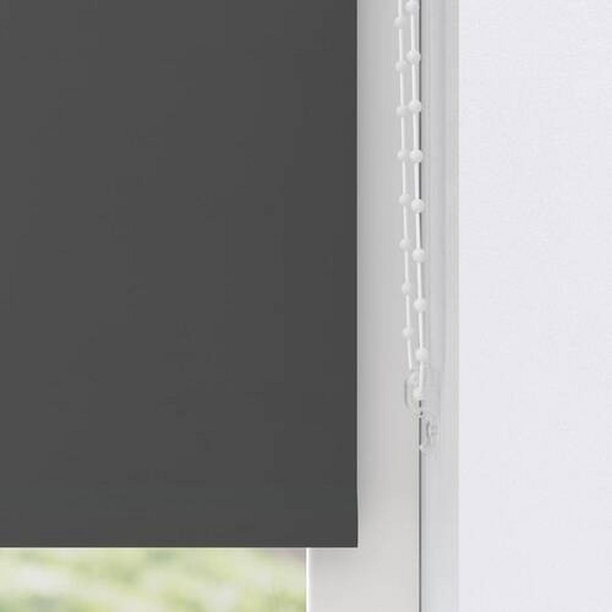 Verdunkelungsrollo 60x190 Cm Mit Kettenzug - Anthrazit, Basics, Textil (60/190cm)