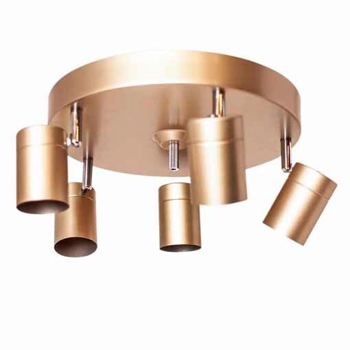 Strahler Correct 5-Flammig L: 30 cm - Goldfarben, Basics, Metall (30/14cm) - By Rydéns