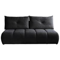 Schlafsofa Milo, Schwarz B: 209 Cm - Creme/Schwarz, Design, Holz/Holzwerkstoff (209/100/103cm) - MID.YOU