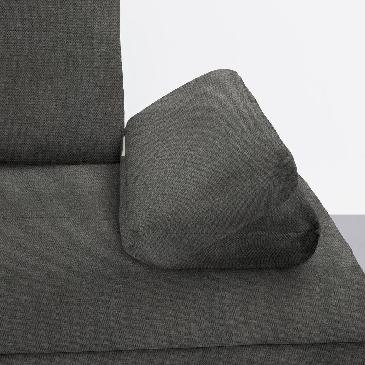 Rohová sedačka TRENDY, pravá, antracitová - černá/antracitová, Moderní, kov/kompozitní dřevo (310/93/250cm) - Premium Living