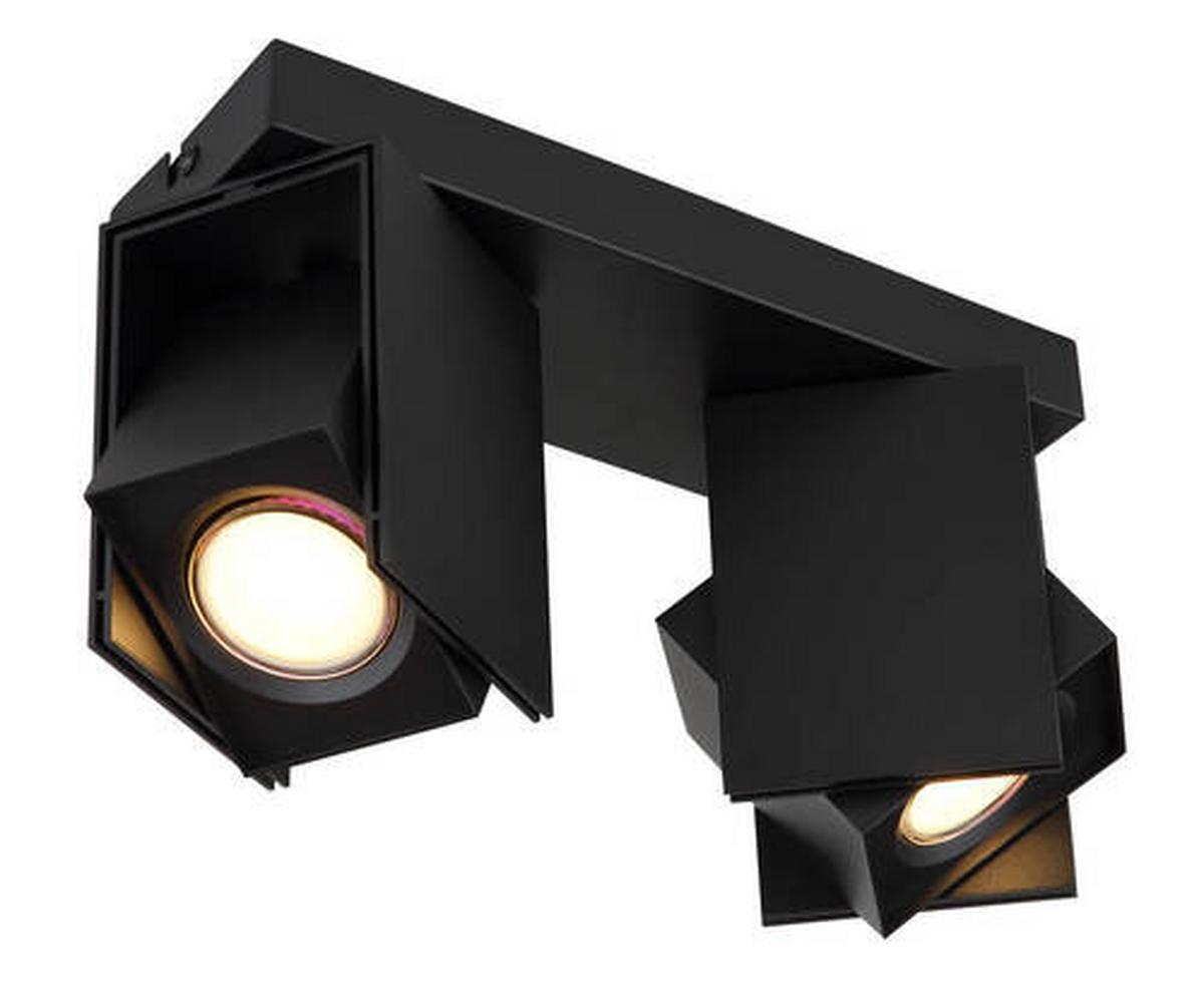 Strahler 57650-2 - Schwarz, Design, Metall (25,6/8,4/15,7cm) - Globo
