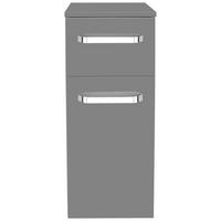 Unterschrank Mit Soft-Close Santo B: 30cm, Anthrazit - Anthrazit, KONVENTIONELL, Holzwerkstoff (30/72/33cm)