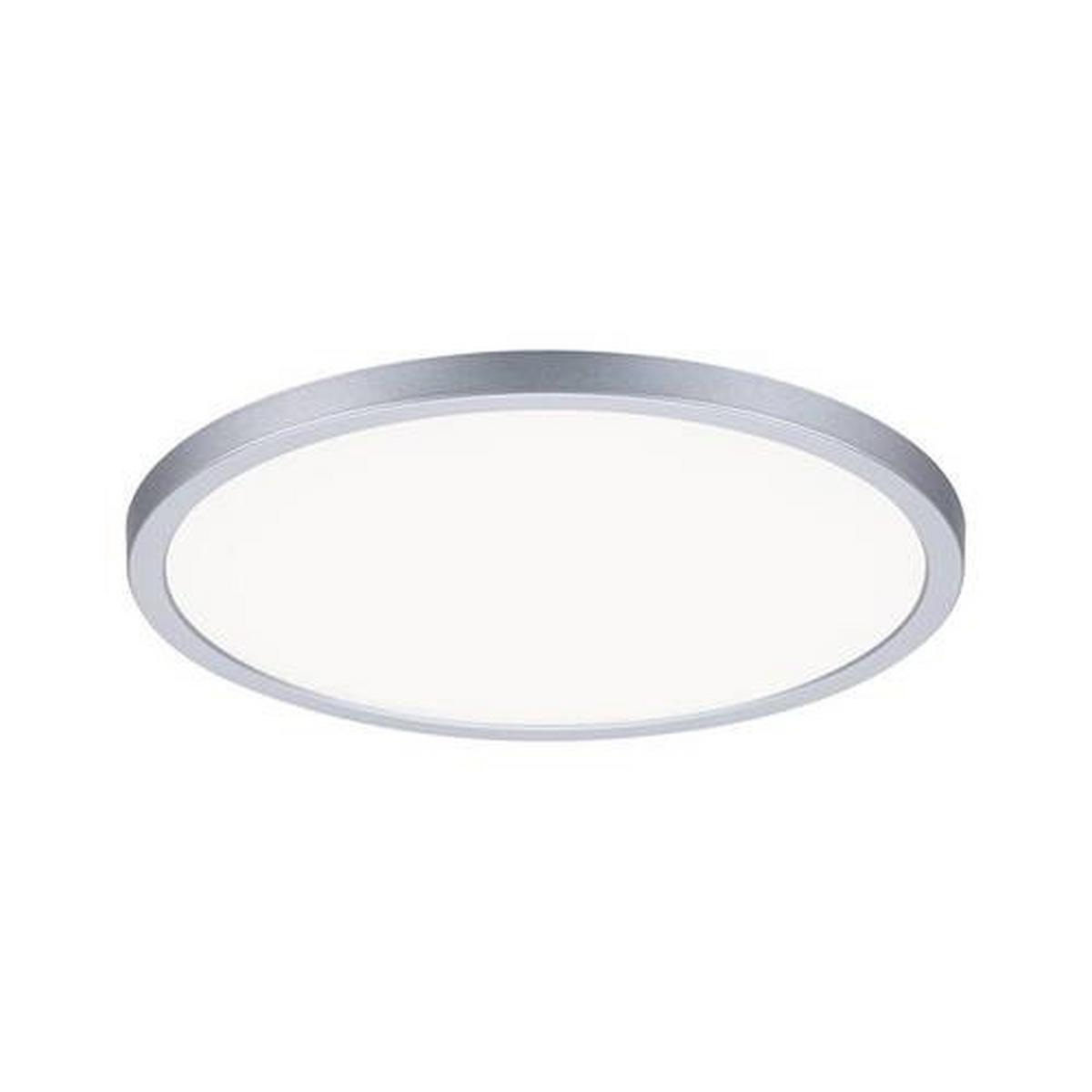 LED-Paneel Ø 23 cm dimmbar - Chromfarben, Design, Kunststoff (23,0cm) - Paulmann