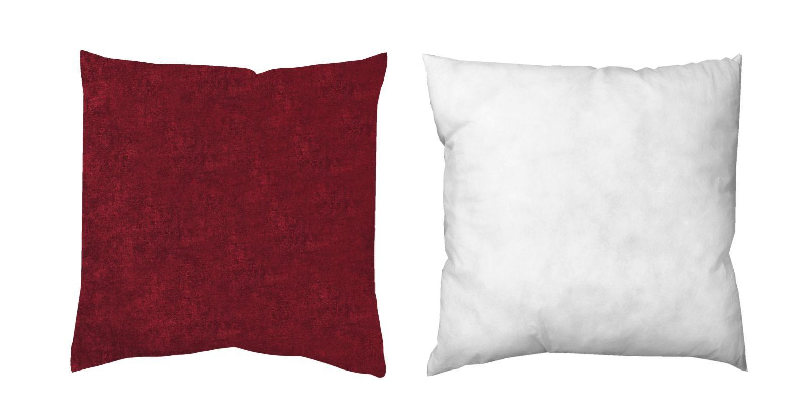 ZIERKISSEN Bordeaux 40x40 cm - Bordeaux, Basics, Textil (40/40cm)