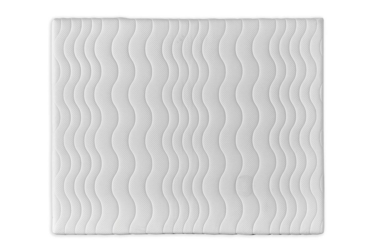 Taschenfederkernmatratze Royal Duo 120x200 cm H2/H3 H: 22 cm - Weiß, Basics, Textil (120/200cm) - Yatas