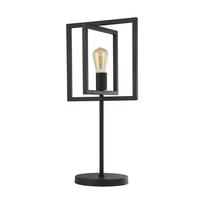 Tischleuchte Eu23201-1bk - Schwarz, Design, Metall (25/29,5/60,5cm)