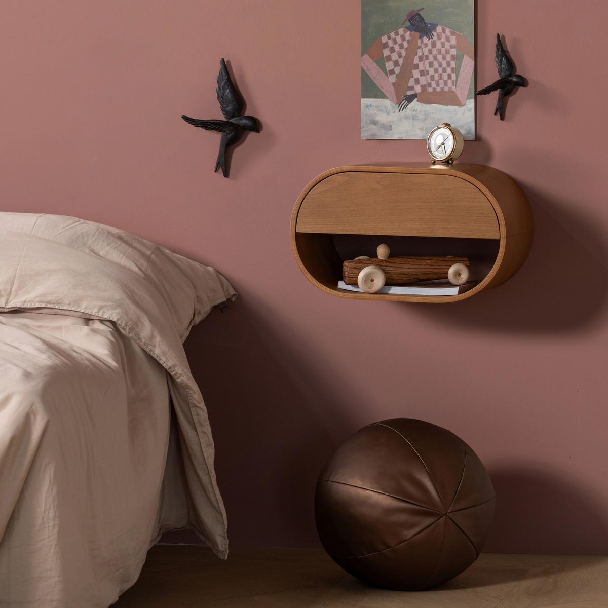 Pouf Rodeo Braun B: 30cm - Braun, Design, Textil (30/30/30cm) - Livetastic