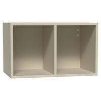 Wandregal Las Vegas Weiß B: 60 cm - Sandfarben, MODERN, Holzwerkstoff (60/36/37cm) - Vertico