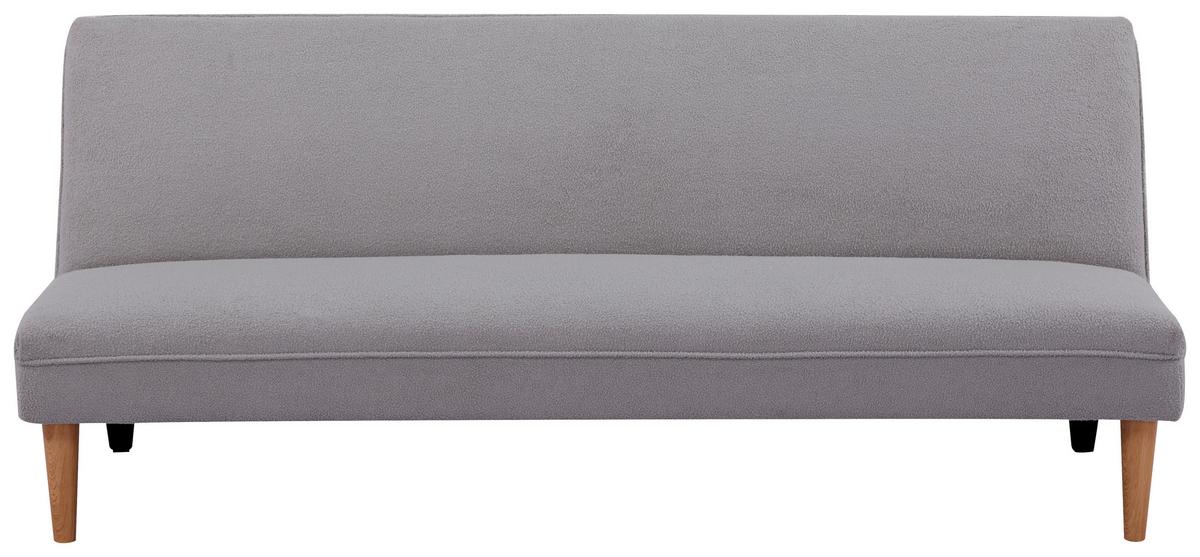 Rozkladacia pohovka ZERR, buklé, sivá - čierna/sivá, Modern, drevo/textil (183/77/87cm) - P & B