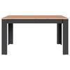 Esstisch Nori Eiche Artisan/anthrazit B:80cm - Anthrazit/Eiche Artisan, LIFESTYLE, Holzwerkstoff (140/80/75cm) - MID.YOU