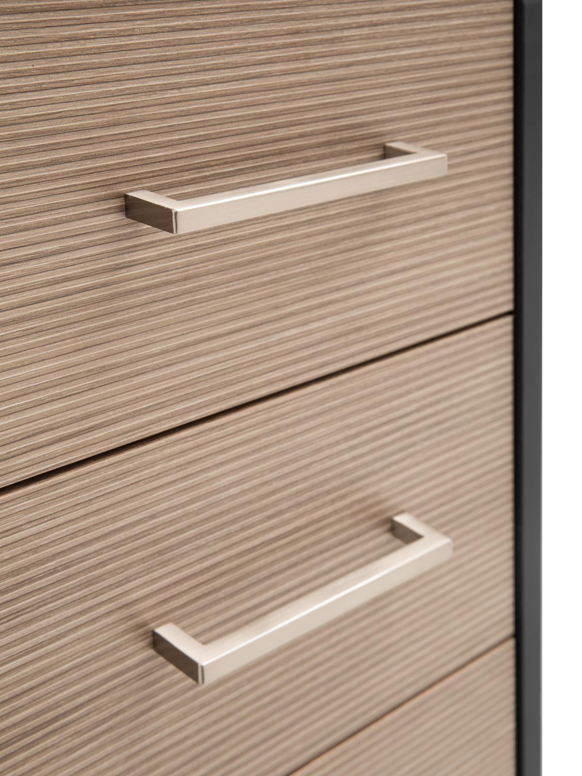 Rollcontainer Metz Anthrazit B: 32,6cm - Beige/Anthrazit, MODERN, Holzwerkstoff/Kunststoff (32,6/59,7/39,1cm) - MID.YOU