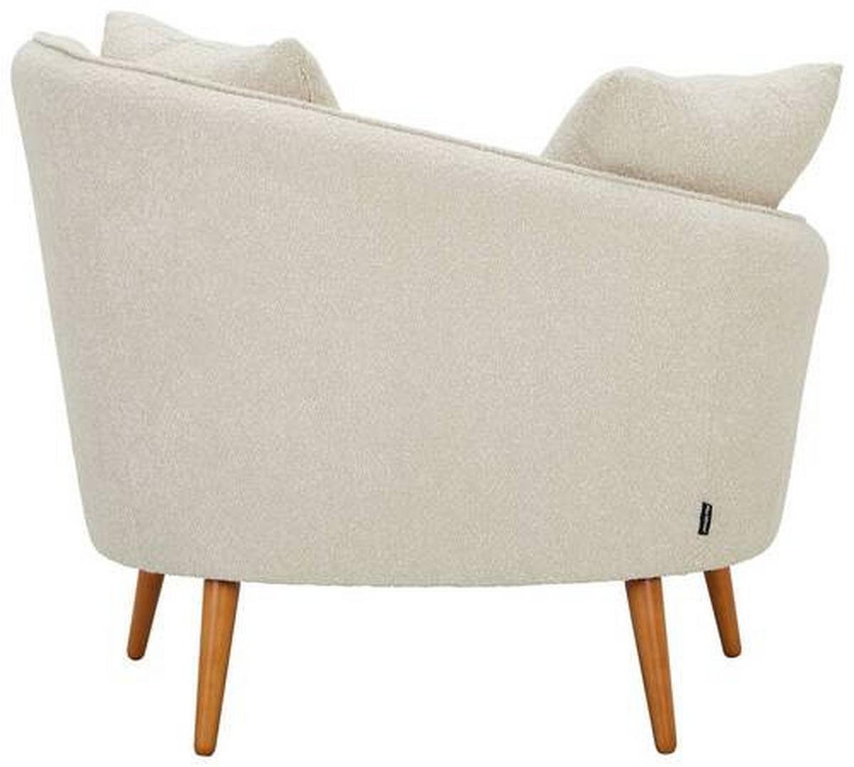 Polstersessel Miranda Boucle Beige - Beige/Naturfarben, KONVENTIONELL, Textil (106/88/83cm) - Max Winzer