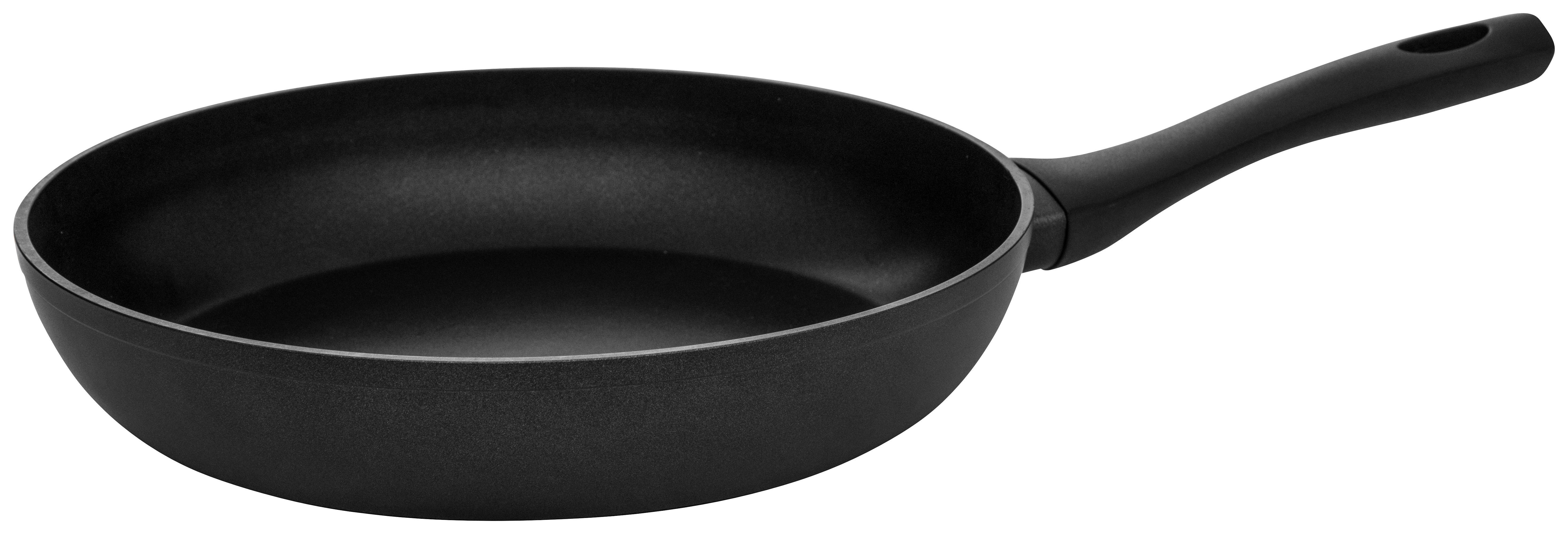 Pfanne Kelsi DxH: 47,2x5,8 cm Aluminium, Antihaftbeschichtet - Schwarz, KONVENTIONELL, Metall (47,2/28,7/5,8cm) - Kelomat