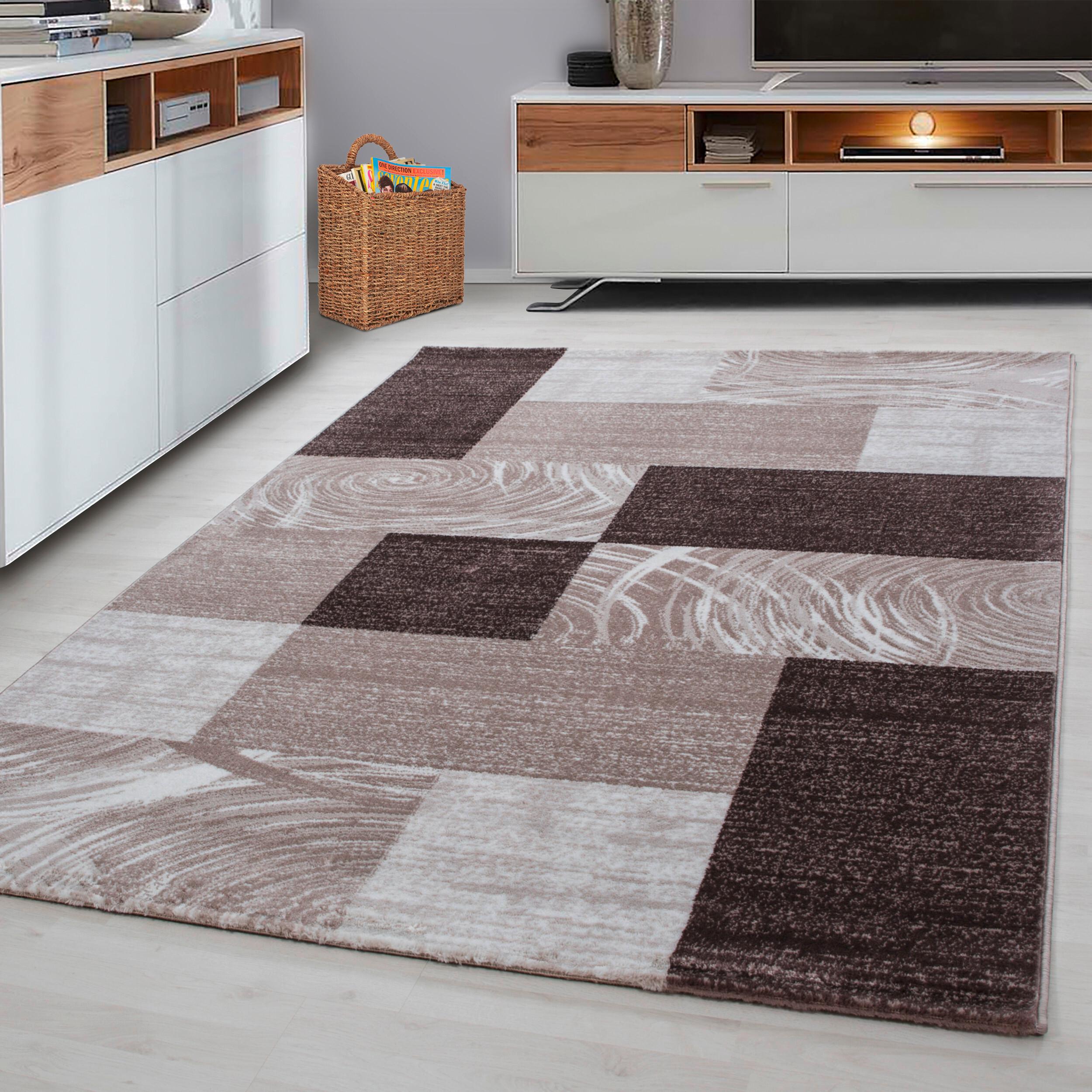Flachwebteppich Parma - Braun, Design, Textil (240/340cm) - Novel