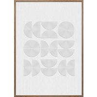 Obraz na plátně MIKE, 50x70x2,2cm - bílá/přírodní barvy, Moderní, kompozitní dřevo/plast (50/70/2,2cm) - Mömax