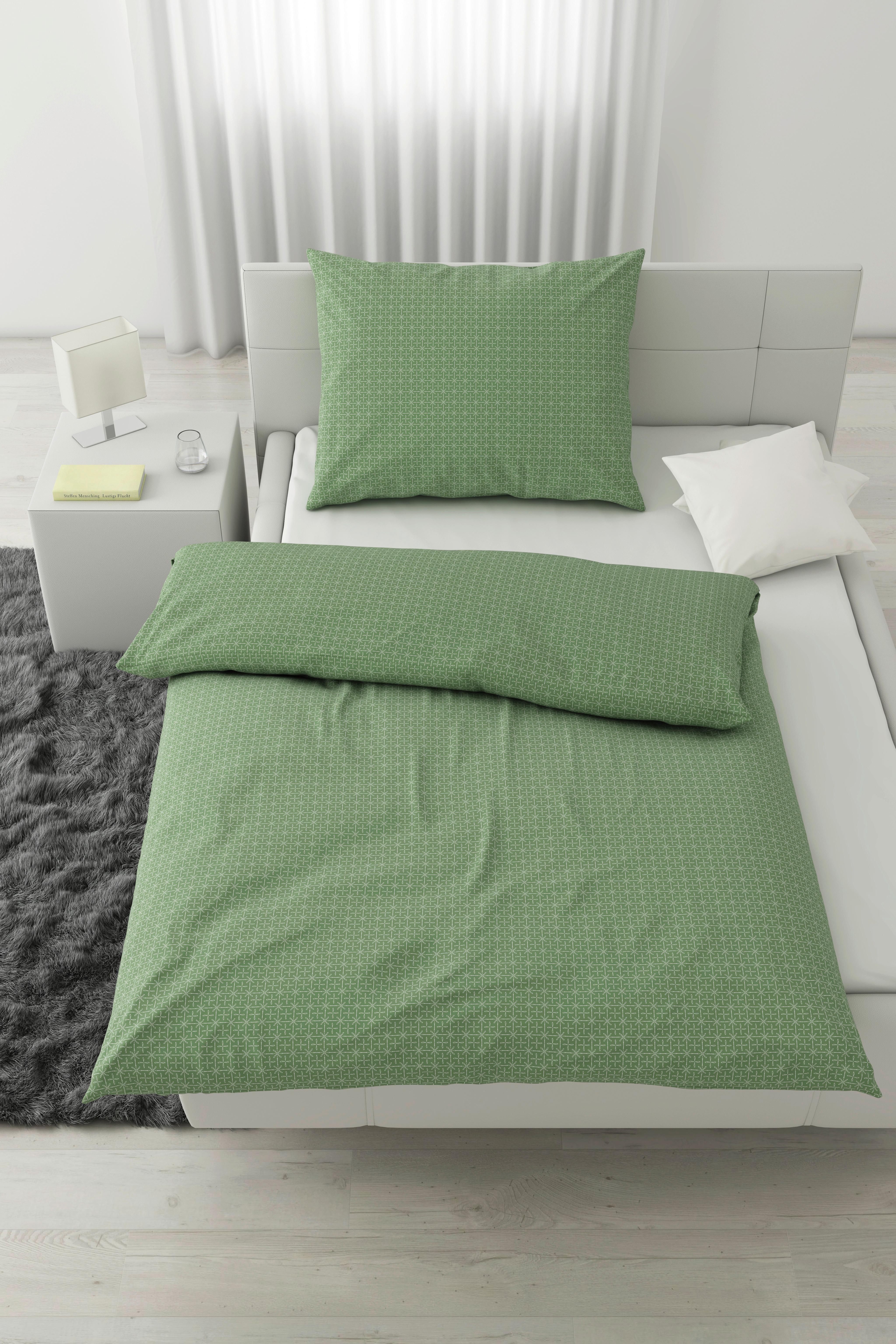 POVLEČENÍ Laura, 140/200cm, zelená - zelená, Konvenční, textil (140/200cm) - Modern Living