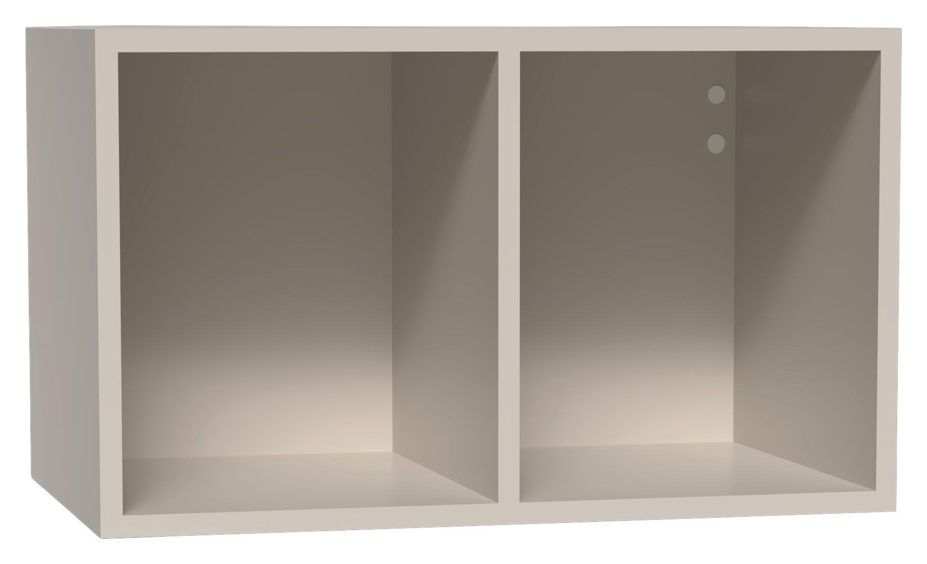 Wandregal Las Vegas Weiß B: 60 Cm - Weiß, MODERN, Holzwerkstoff (60/36/37cm) - Vertico