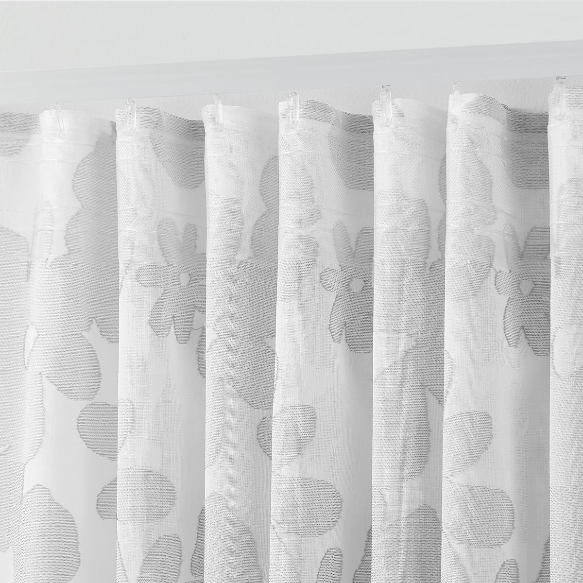 Hotový záves JANNIKA - sivá, Romantik / Landhaus, plast (140/245cm) - Bessagi Home