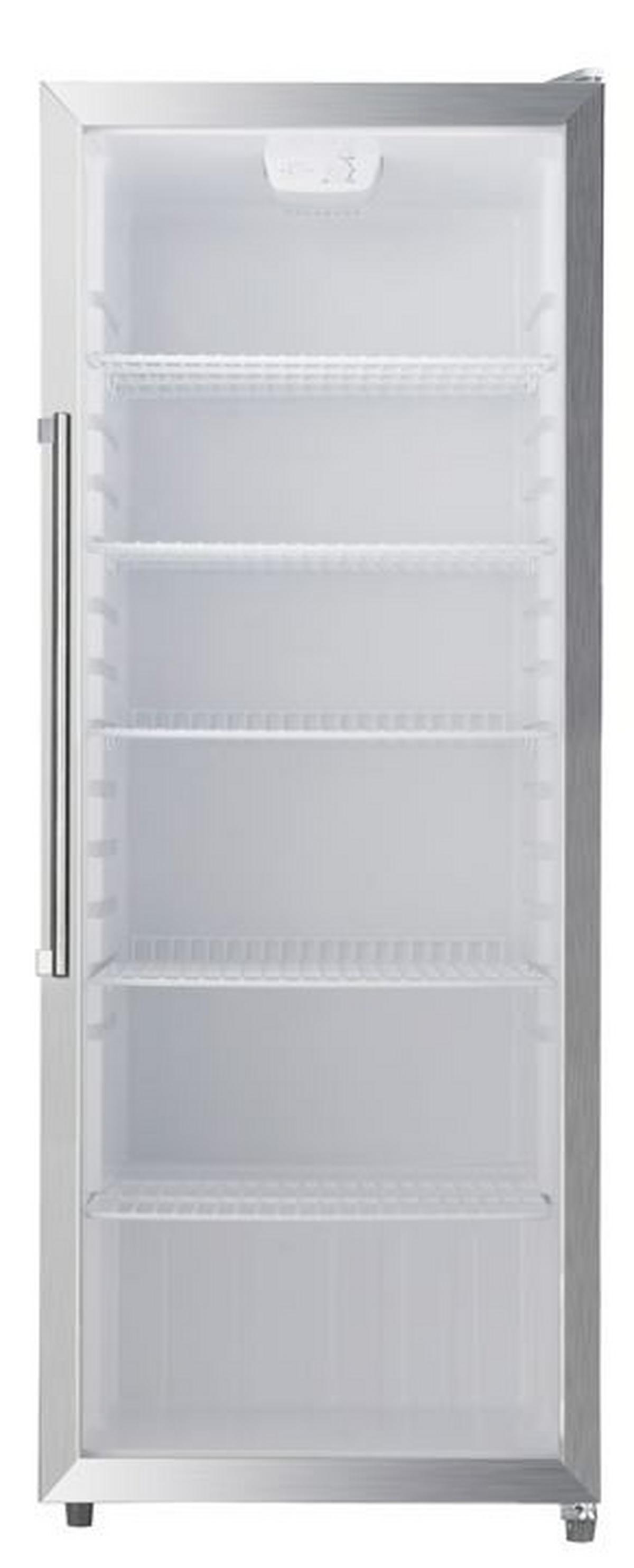 Flaschenkühler Nabo Fk 2560 Silber/weiss - Silberfarben/Weiß, Basics, Glas/Kunststoff (55/144/58cm) - Nabo