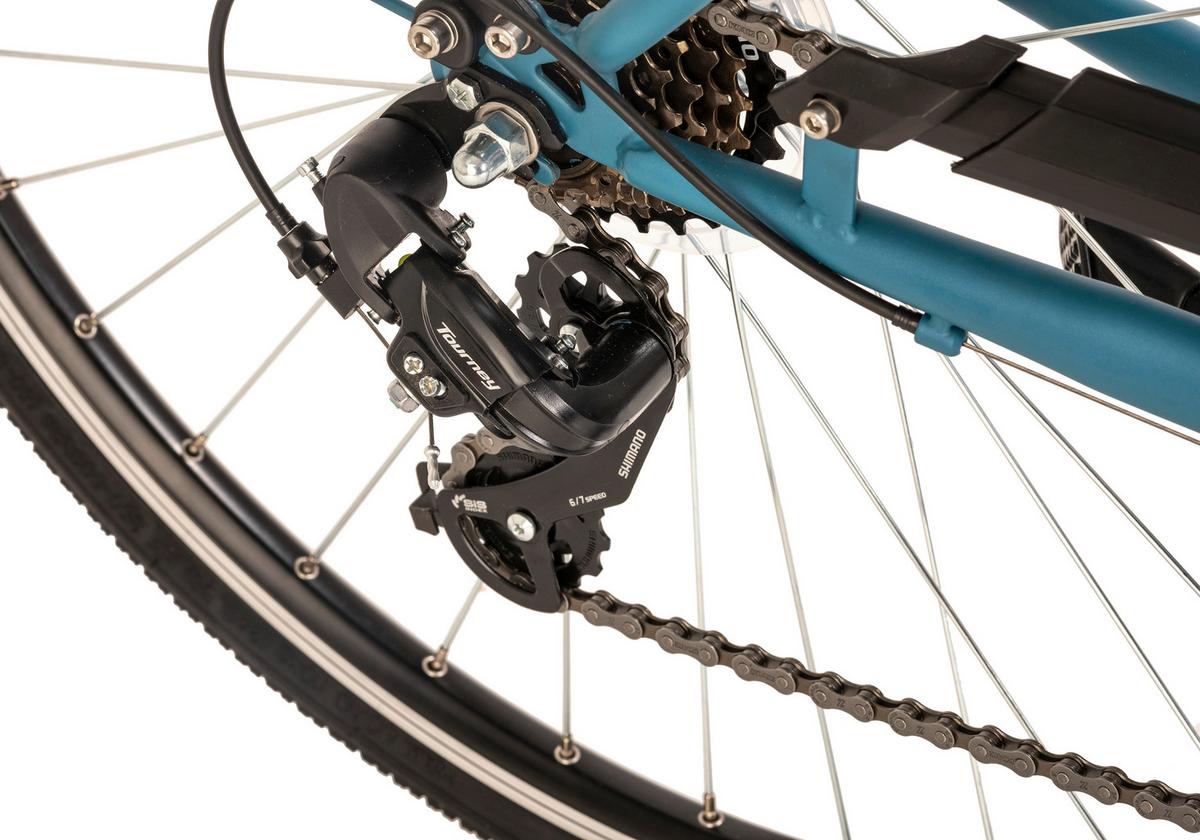 E-bike City Damen 154e 28 Zoll 120 Km - Blau, Basics, Metall (180/70/100cm)