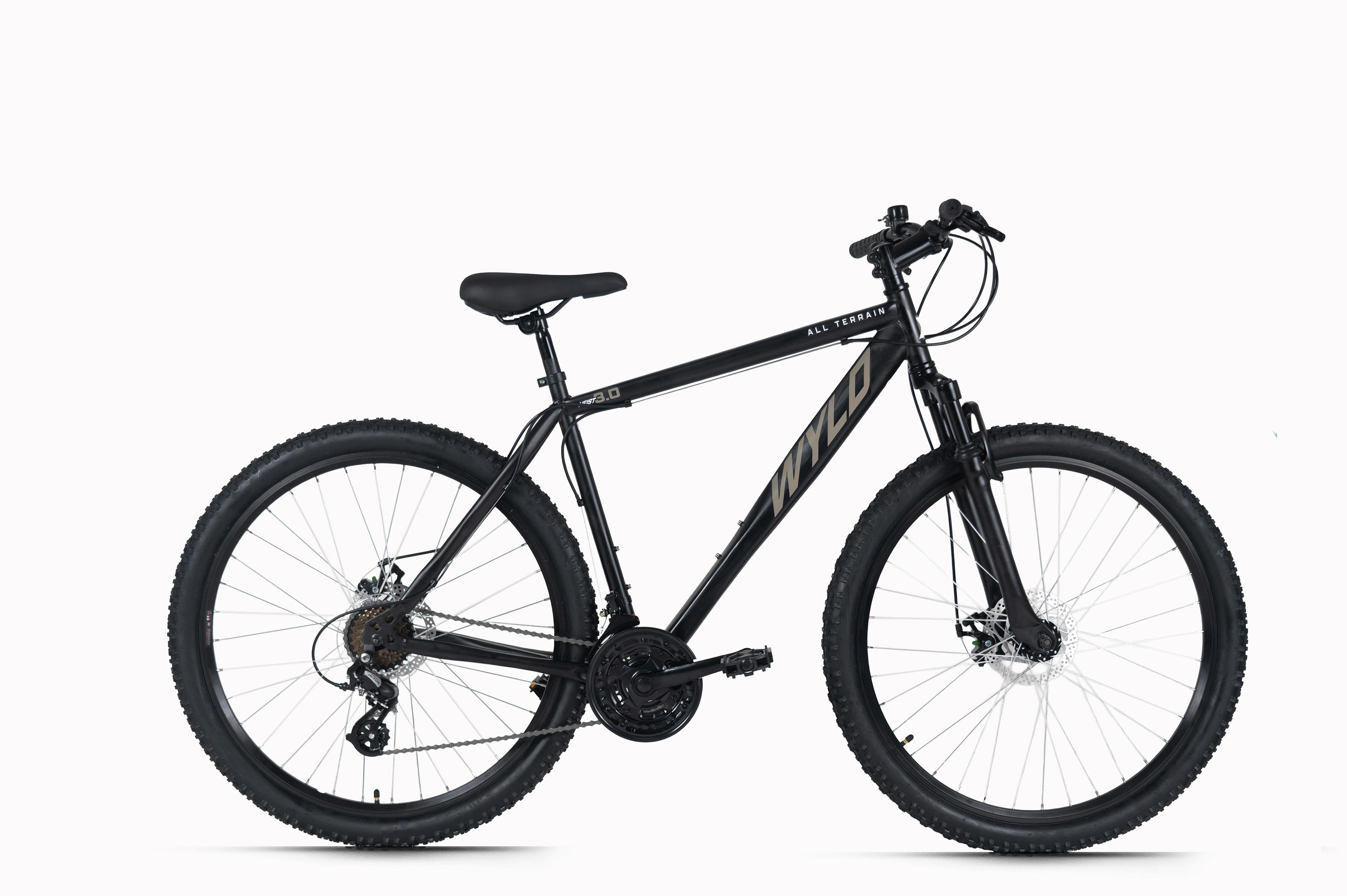 Mountainbike 27,5 '' WYLD schwarz - Schwarz, Basics, Metall