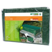 Schutzplane Mit Ösen 5x6 M Medium Grün - Grün, Basics (500/600cm)