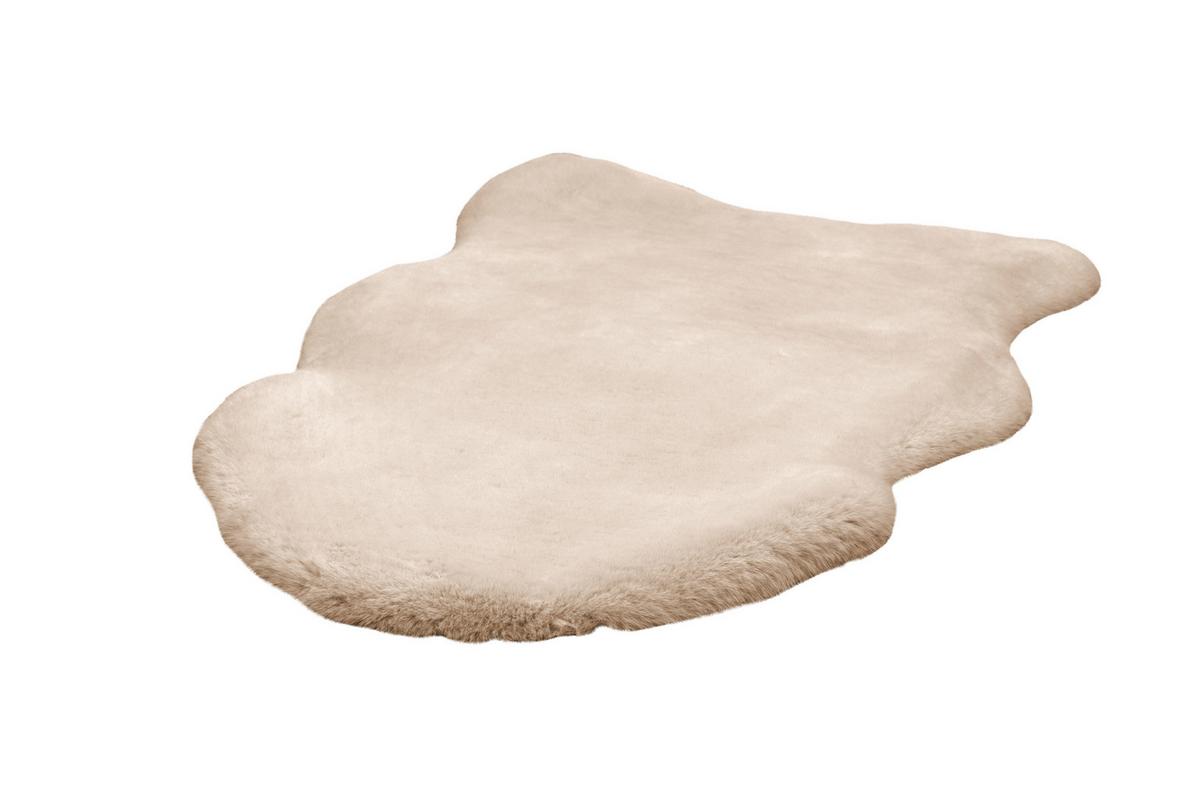 Kunstfell Rabbit Creme 60x90 cm Textil - Creme, Trend, Textil (60/90cm) - Kayoom