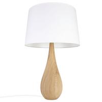 Tischleuchte 4112245 Vase - Eiche - Eichefarben, Natur, Holz (40/64cm)