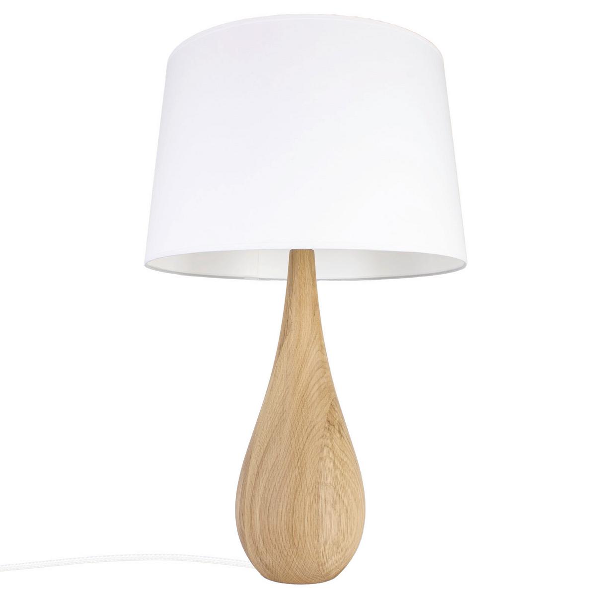 Tischleuchte 4112245 Vase - Eiche - Eichefarben, Natur, Holz (40/64cm)