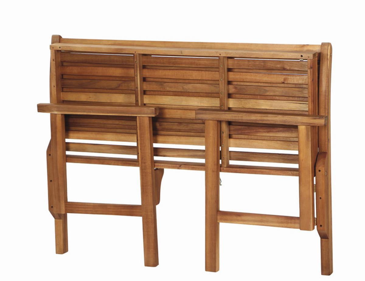 Gartenbank Holz 508761 2-Sitzer - Akaziefarben, MODERN, Holz (120/90/59,5cm) - Siena Garden