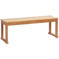 Sitzbank Echtholz Teakfarben Vega Bht: 120x43x40 Cm - Teakfarben, KONVENTIONELL, Holz (120/43/40cm) - MID.YOU