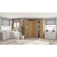 Komoda Cabinet š: 45 cm - bílá/černá, Moderní, kompozitní dřevo/plast (45/83/40cm)