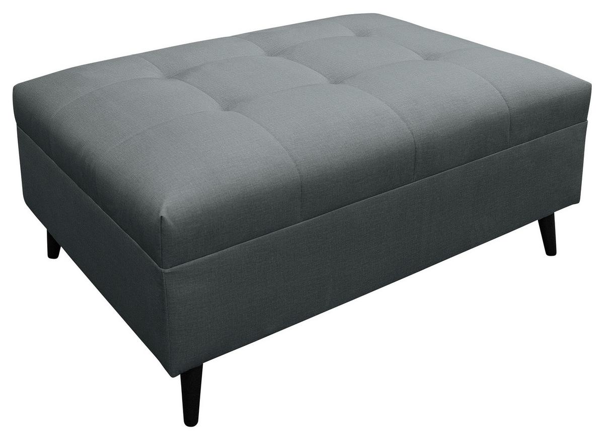 Ecksofa Pruno Dunkelgrau S: 174x247 Cm - Dunkelgrau/Schwarz, Design, Textil (174/247cm) - MID.YOU