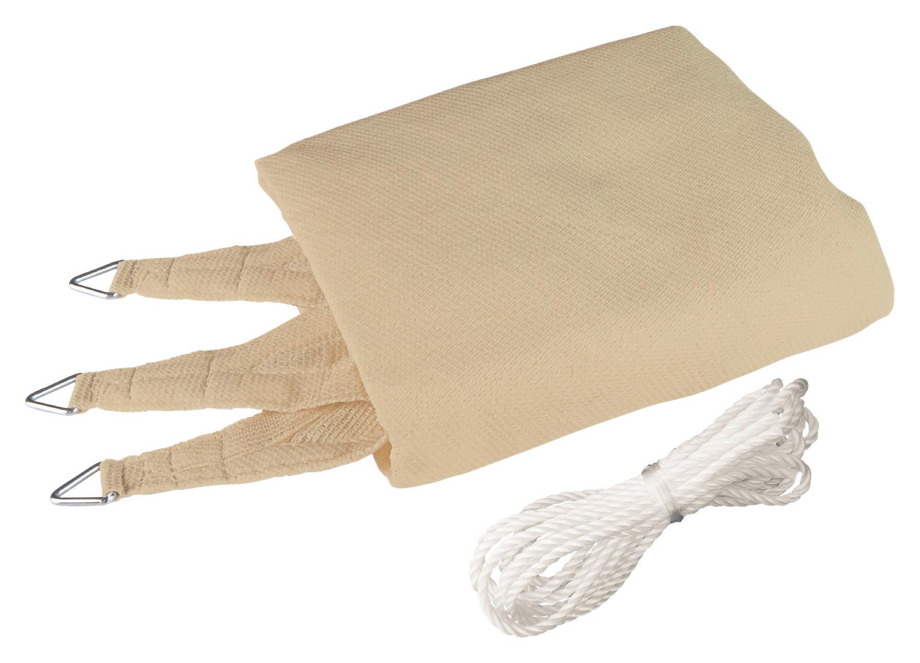 Sonnensegel Dreieck 4x4x4 m - Champagner, Basics (400/400/400cm)