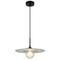 Hängeleuchte 15169s - Klar/Silberfarben, KONVENTIONELL, Glas/Kunststoff (33/119cm) - Globo